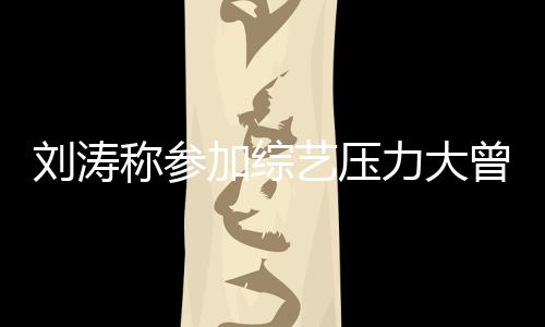 称参 现像是谢娜曾想在偶艺压刘涛力大退出加综